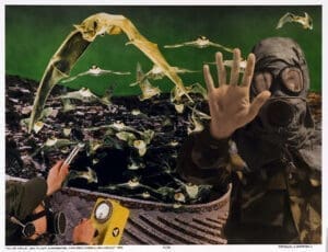 'Fin de Siècle' Bat Flight Ampitheater, Carlsbad Caverns, New Mexico, 1990, Ilfocolor print, 20 x 24 in., Collection of the Akron Art Museum, Gift of George Stephanopoulos 2007.125