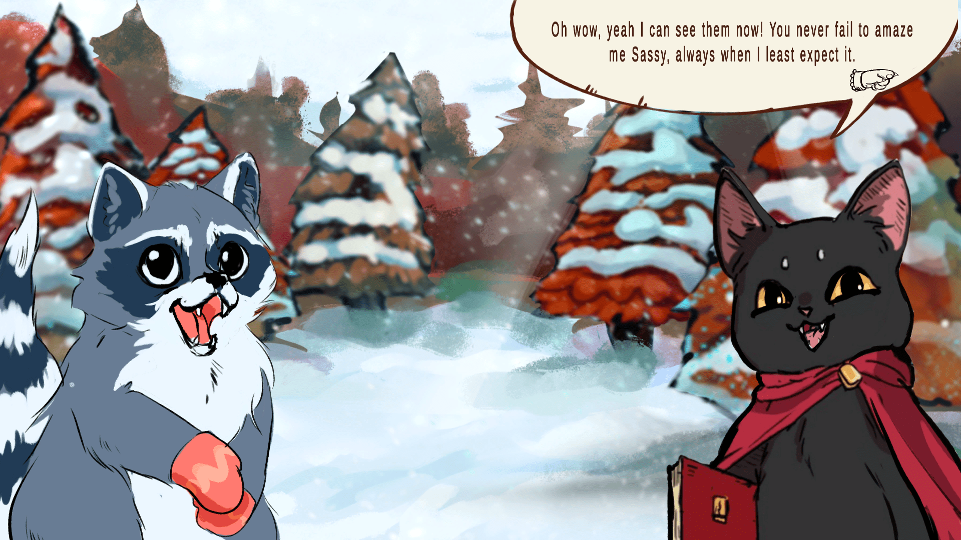 Game image from Woebegone Woods by Jocelyn Eads