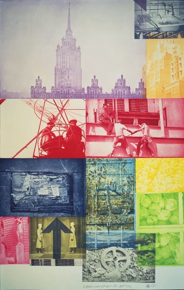 Robert Rauschenberg. Soviet/American Array VII, 1988–1991. Photogravure. Knight Purchase Fund for Photographic Media 1993.6