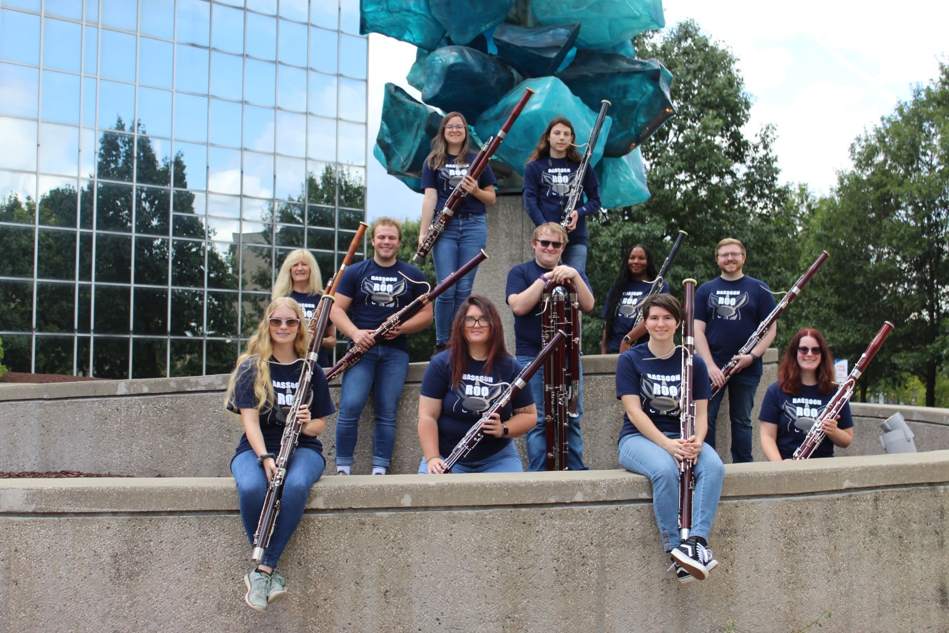 University of Akron woodwind group BassoonaRoo and Roo Reeds led by Cynthia Cioffari.