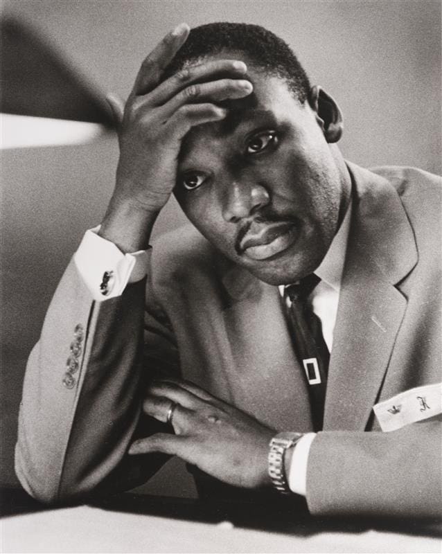 The Akron Art Museum is open and FREE for Martin Luther King Jr. Day. Visit us on Monday, January 20th from 11 AM - 5 PM. Free. Registration Requested. Photo: Dan Weiner, Martin Luther King, Jr., Montogomery, Alabama, 1956 (printed later). Gelatin silver print, Collection of the Akron Art Museum, Museum Acquisition Fund, 1997.35b.