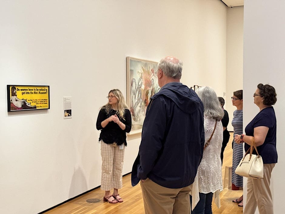 A gallery tour.