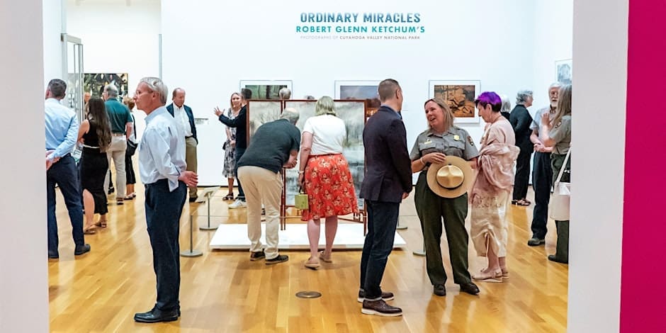 The opening of Ordinary Miracles at the Akron Art Museum