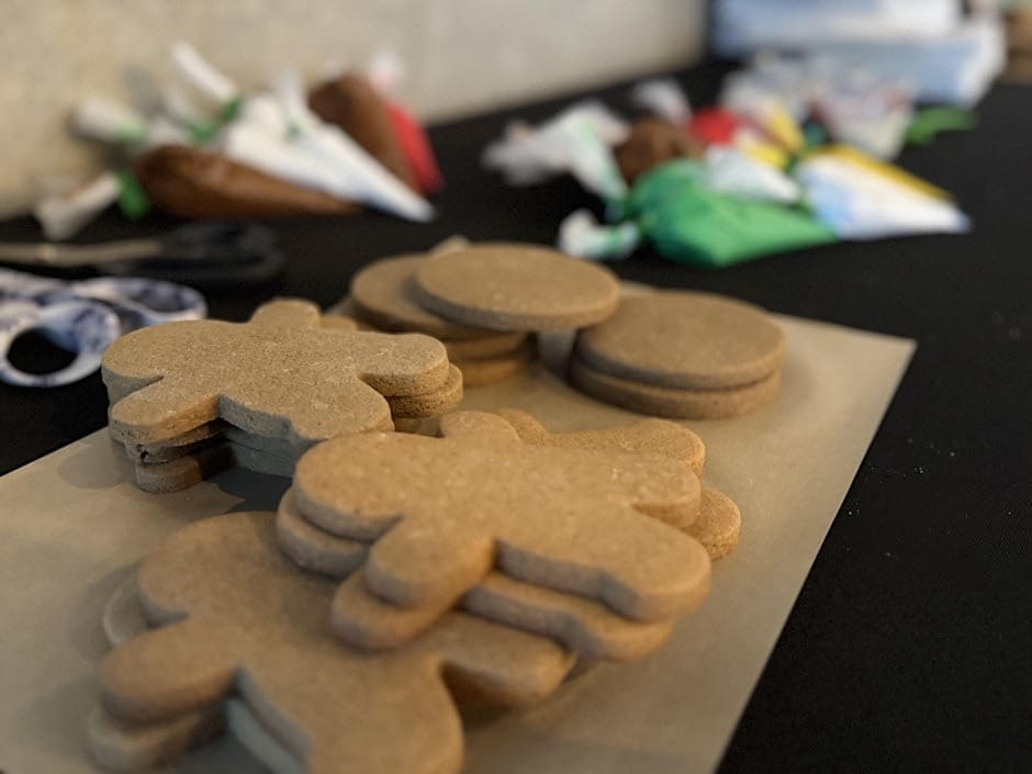 Cookies decorated at a class at the Akron Art Museum